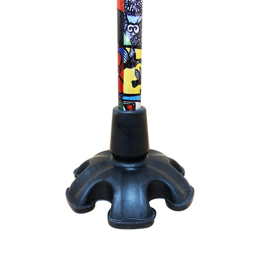 Self-Standing Walking Stick Base