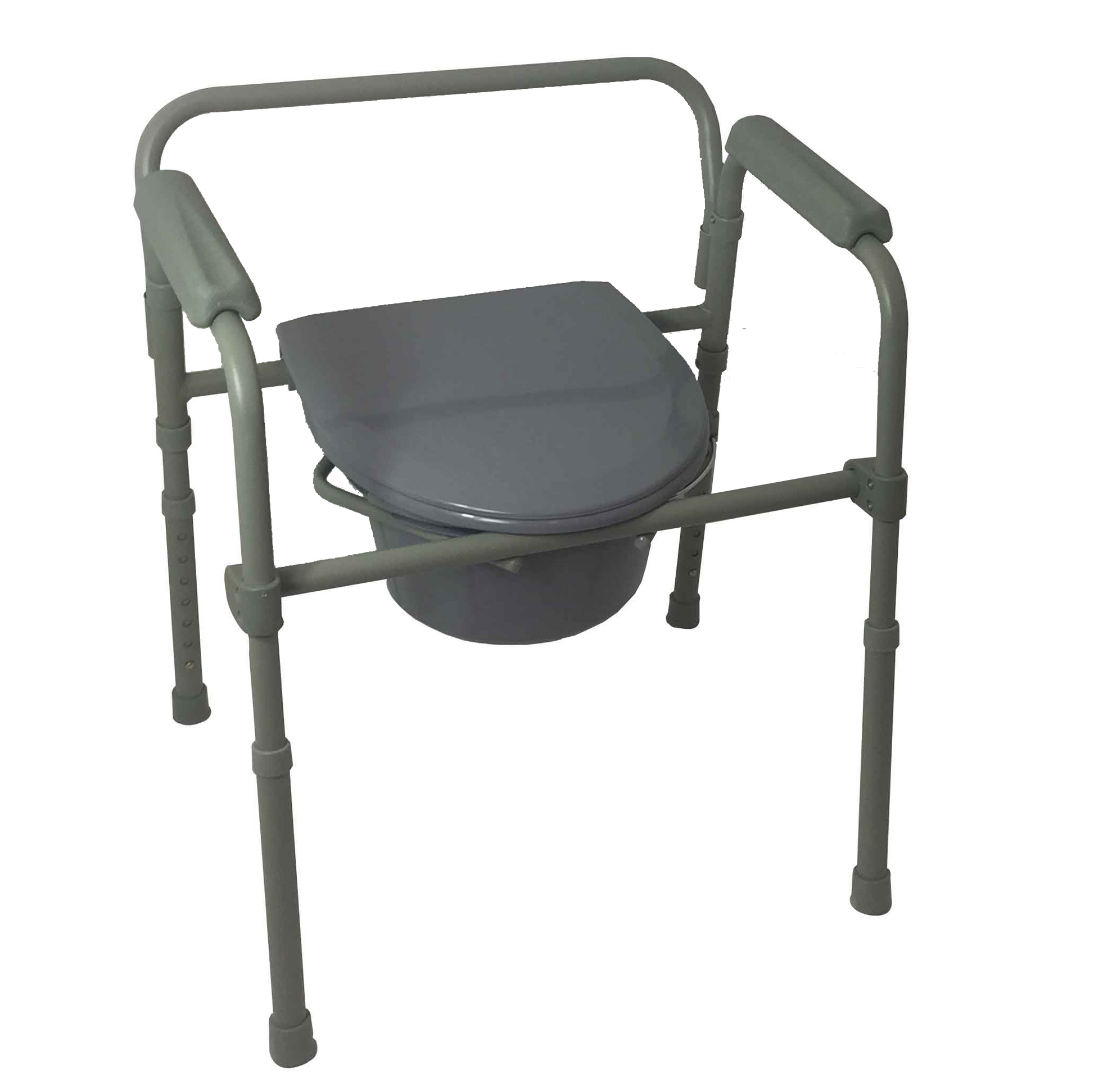 Folding Commode closed lid