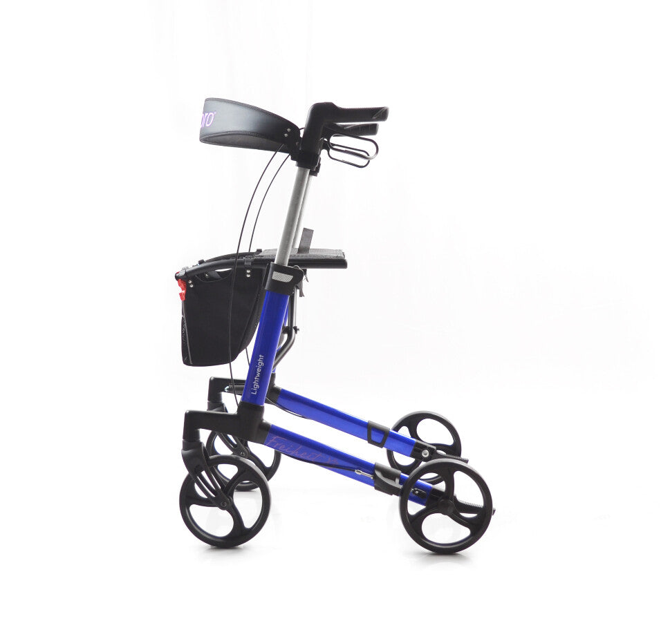 Freiheit X3 Aluminium Walking Frame blue side