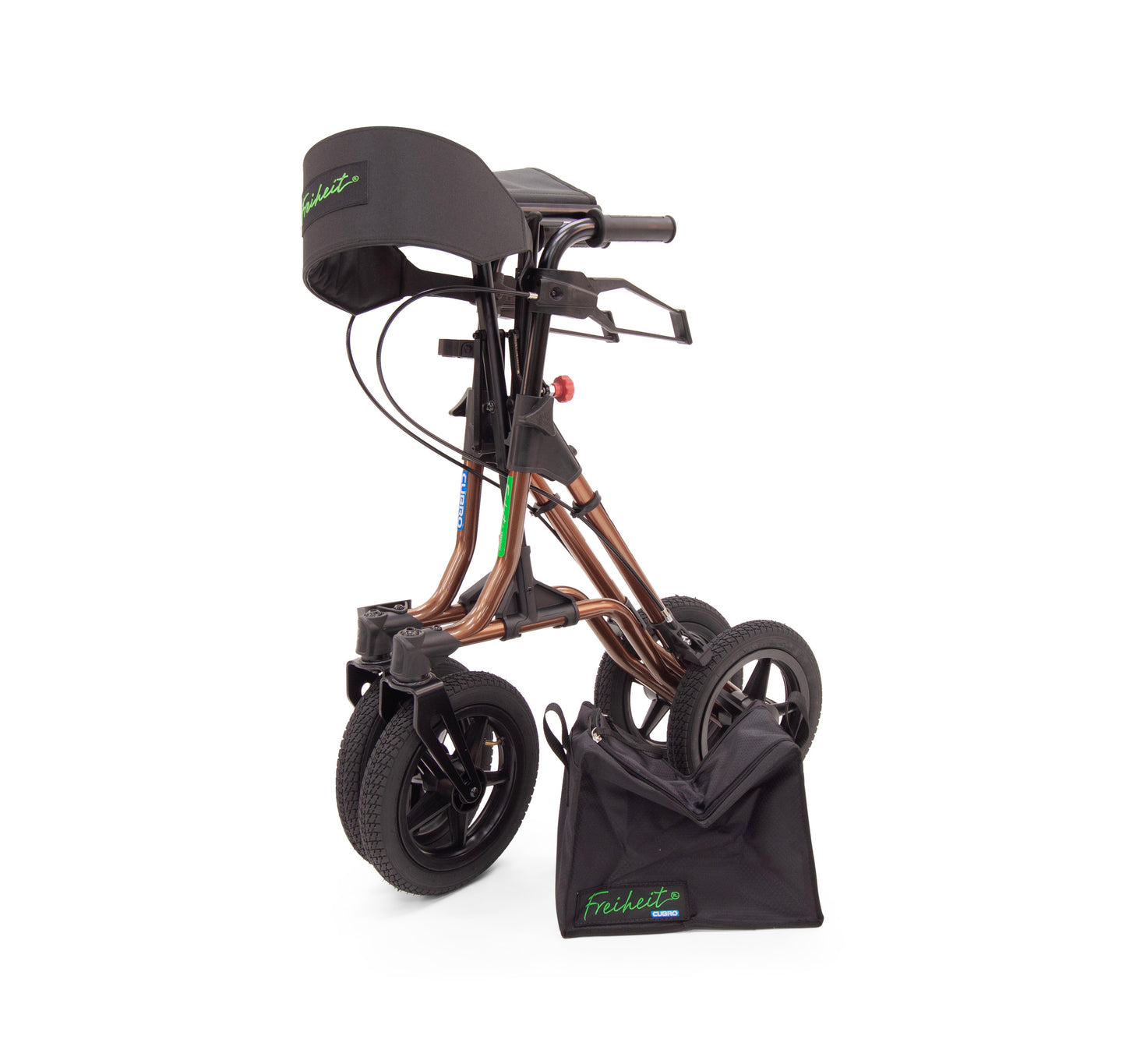 Freiheit XC Outdoor Walking Frame folded standing