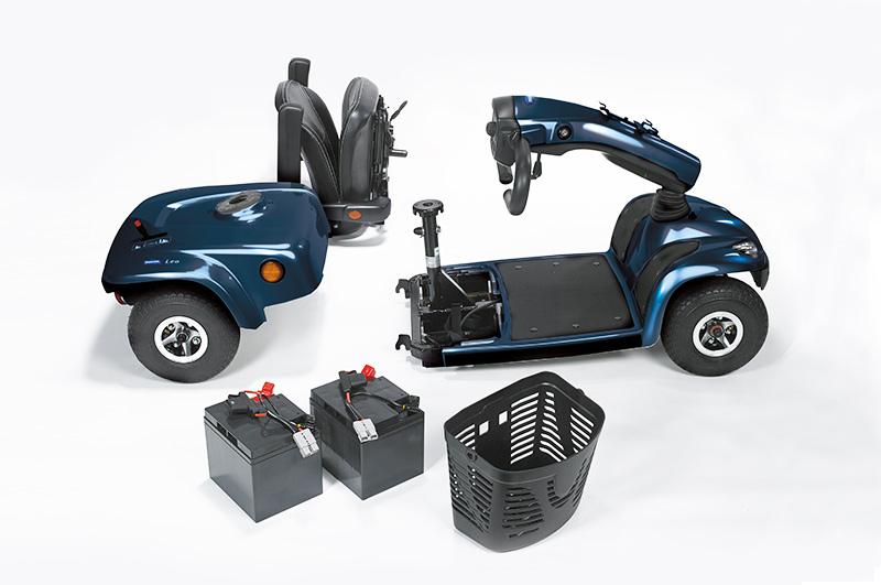 Invacare Leo Mobility Scooter Disassembled
