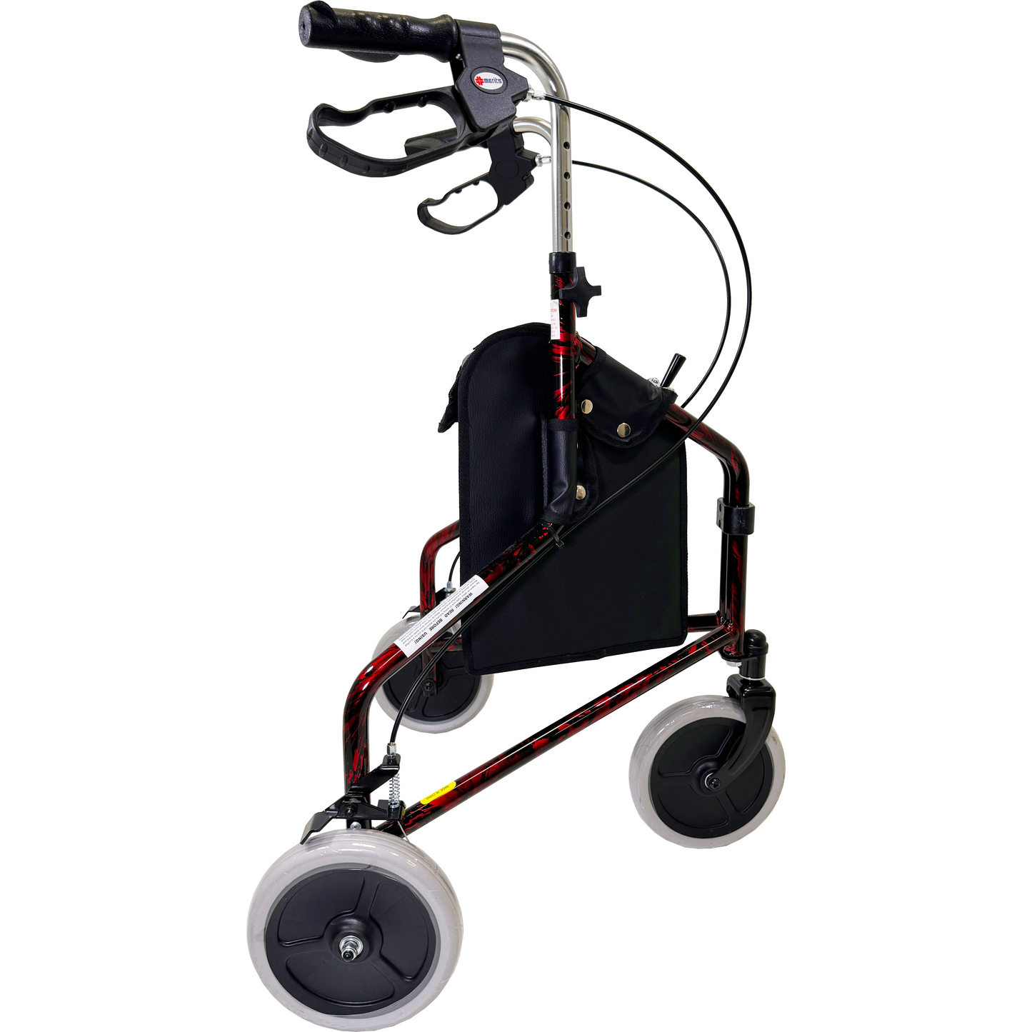 3 Wheeled Aluminum Rollator side
