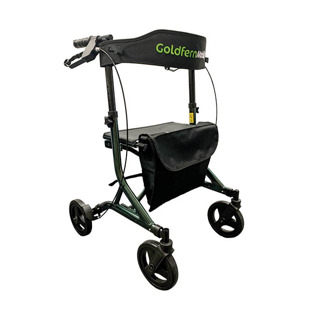 Goldfern X-FOLD Rollator green