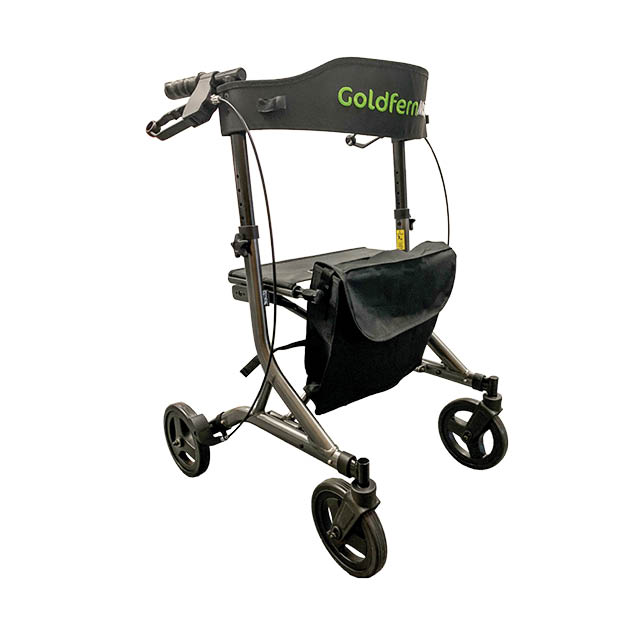 Goldfern X-FOLD Rollator grey