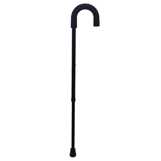 Crook Handle Walking Stick Black