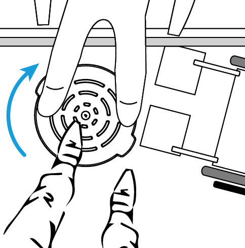Transfer Disc Rolko Easy TRANSFER instruction diagram