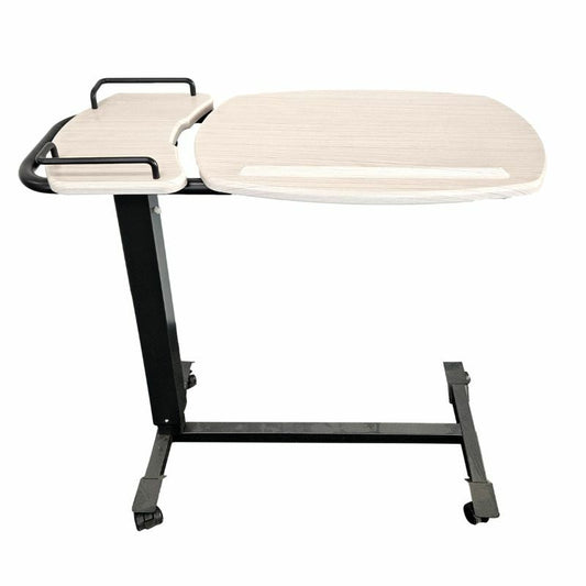 icare Over Bed Table – Low Profile WHite Ash Flat