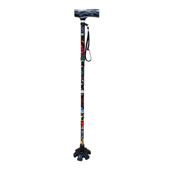 Self-Standing Walking Stick Base on walking stick