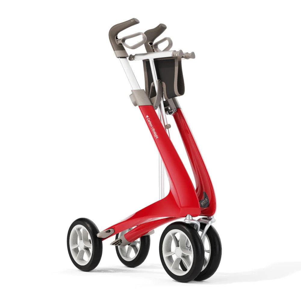 byACRE Carbon Ultralight Walker strawberry red folded