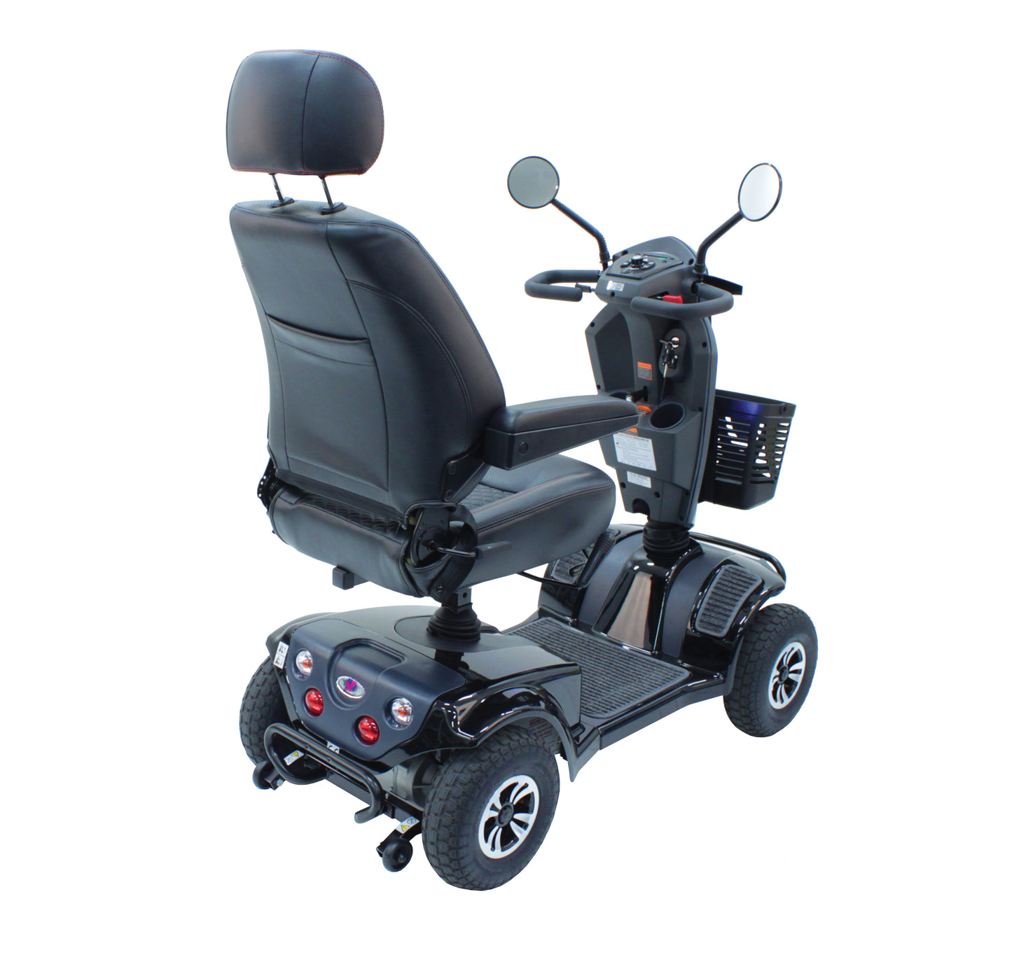 Heartway PF6KS+ mobility scooter carbon black rear
