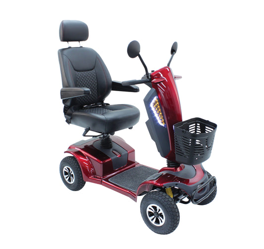 Heartway PF6KS+ mobility scooter tuscan red