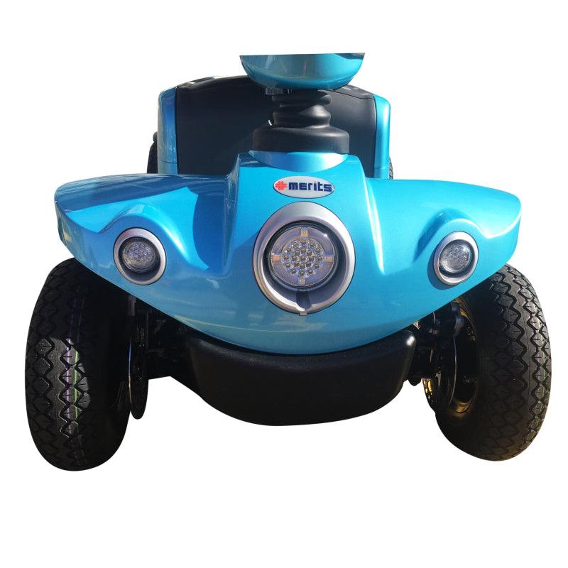 Merits Indigo Mobility Scooter front with lights