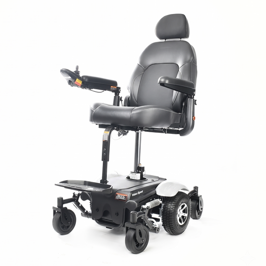 Merits Vision Sports Lift Powerchair P326D Front Lifted View
