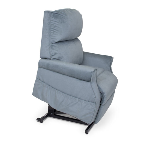 Gray lift chair on a white background
