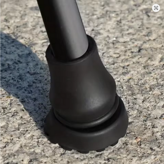 Walking Stick and Cane Ferrule on stick