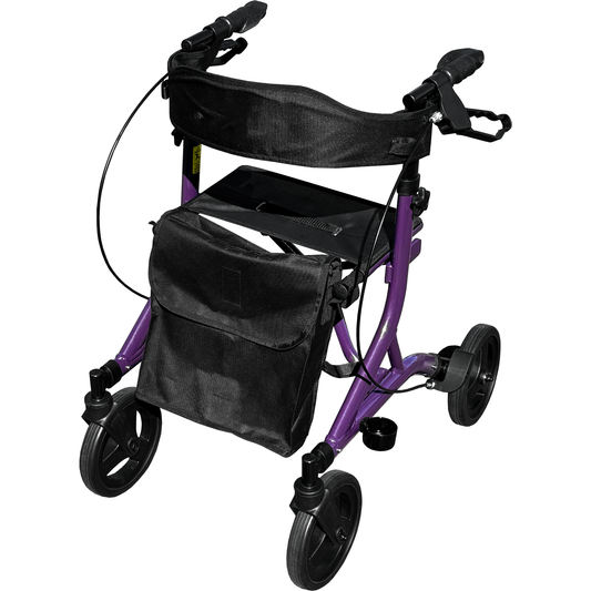 Goldfern X-FOLD Mini Rollator purple on white background