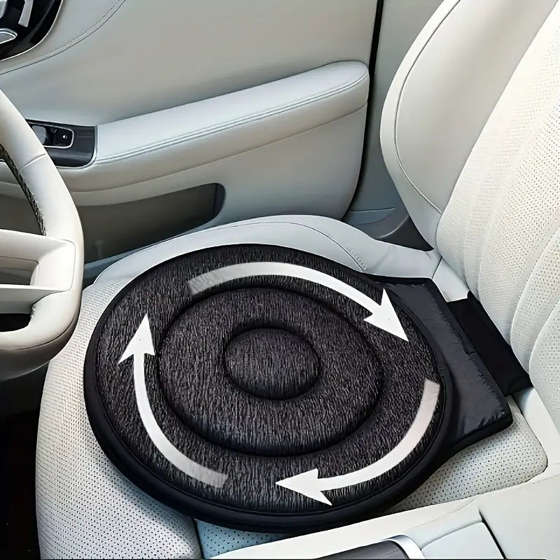 360° Rotating Car Seat Cushion in car