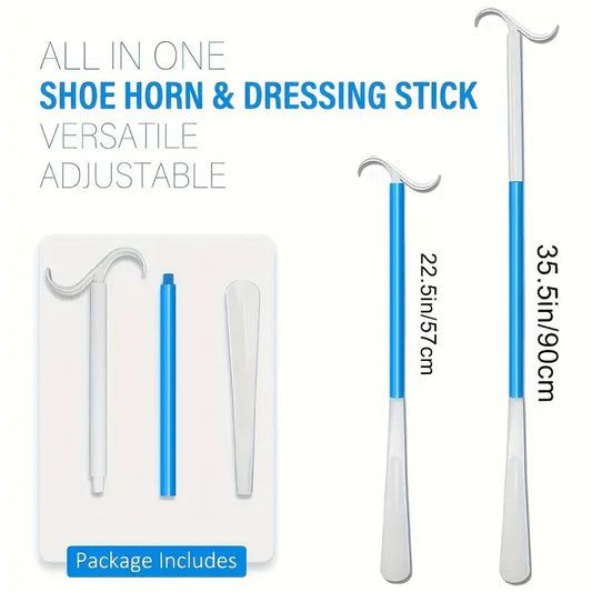 Long Handle Shoe Horn and Dressing Aid dimensions