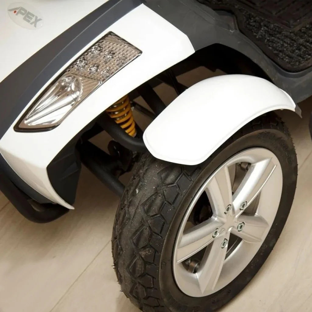 Heartway Vita S12 Mobility Scooter front wheel detail