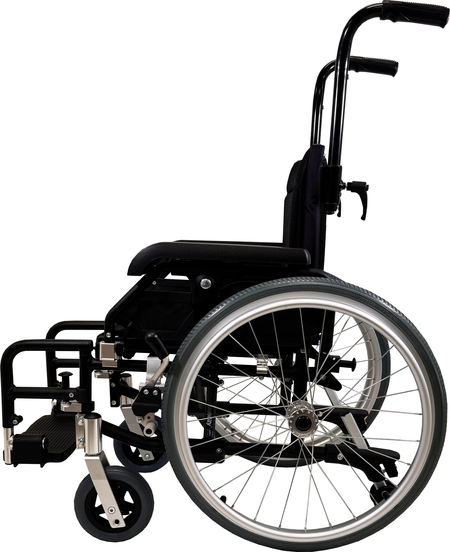Self-Propelled Pediatric Wheelchair Side