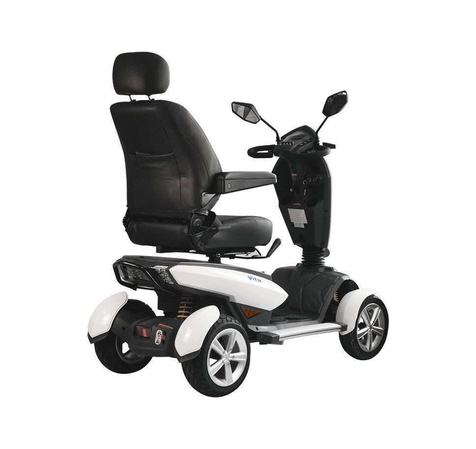 Heartway Vita S12 Mobility Scooter White Rear