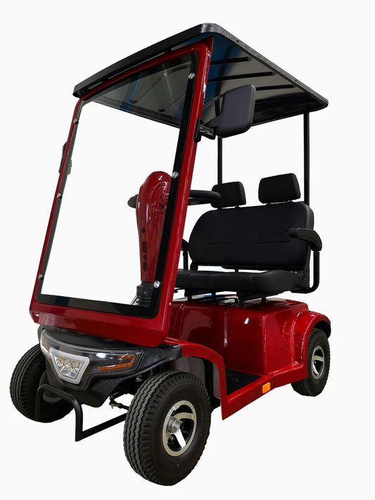 Kiwi 900ES Twin Seat Mobility Scooter Red