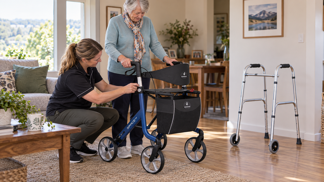 How to Set Up a Walker or Rollator Correctly