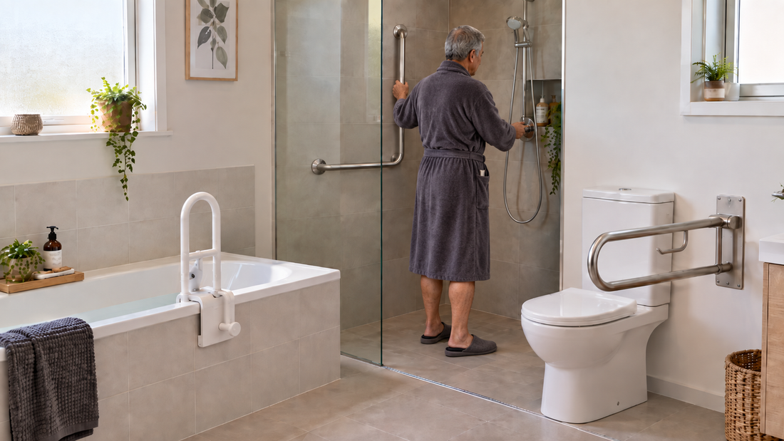 Grab Rails, Bath Rails & Bed Levers: Choosing the Right Support at Home