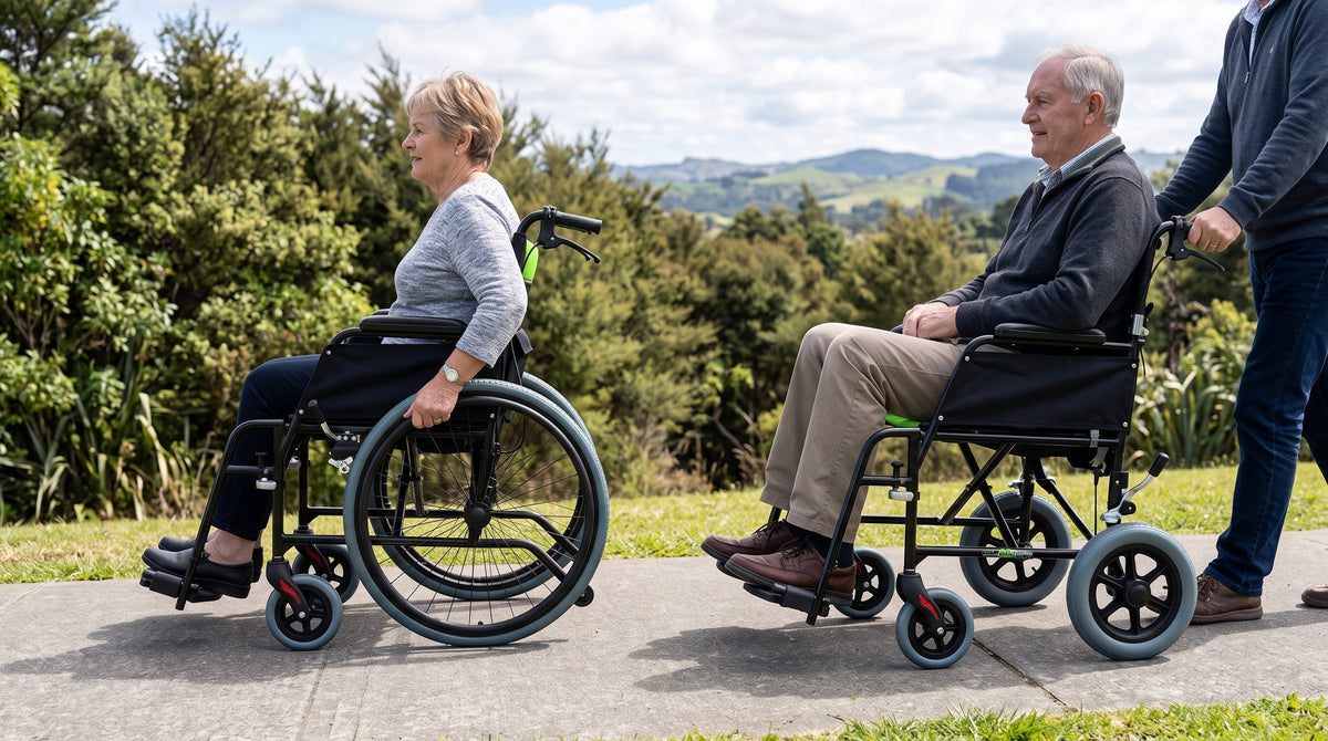Transit Wheelchair vs Self-Propelled Wheelchair: What’s the Difference?