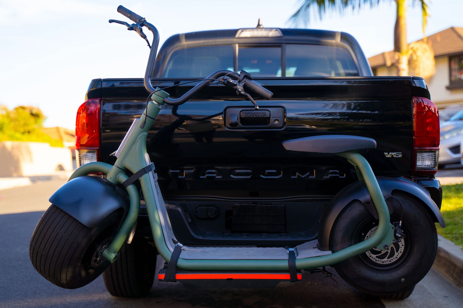 Kaaspeed K1S Fat Tyre Self Balancing E Scooter on back of ute