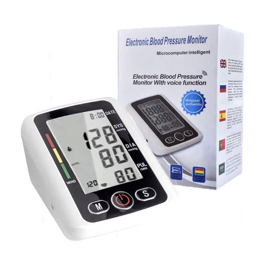 Electronic Blood Pressure Monitor with box