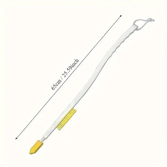 Foot Cleaning Scrub Brush With Long Handle image 0