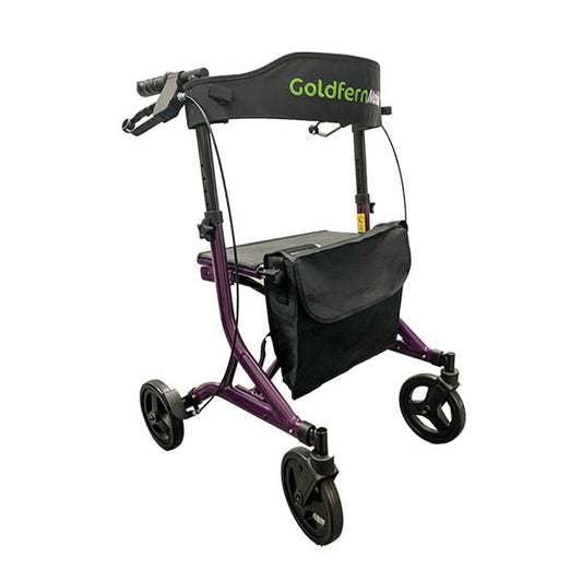 Goldfern X-FOLD Rollator purple