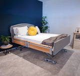 Casero Duo Plus Bed with side rails lowered