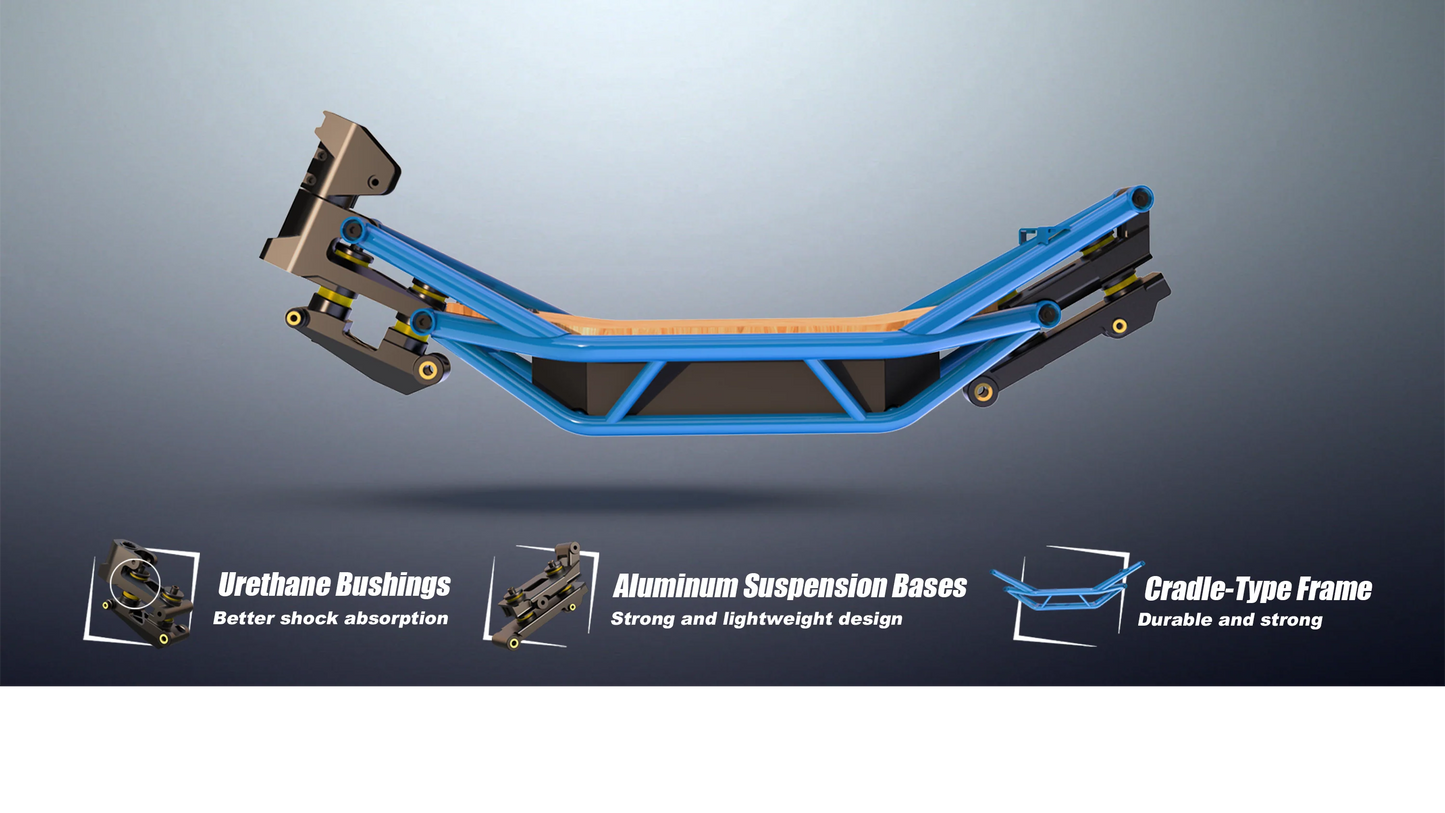 Veehop Electric ATV chassis details