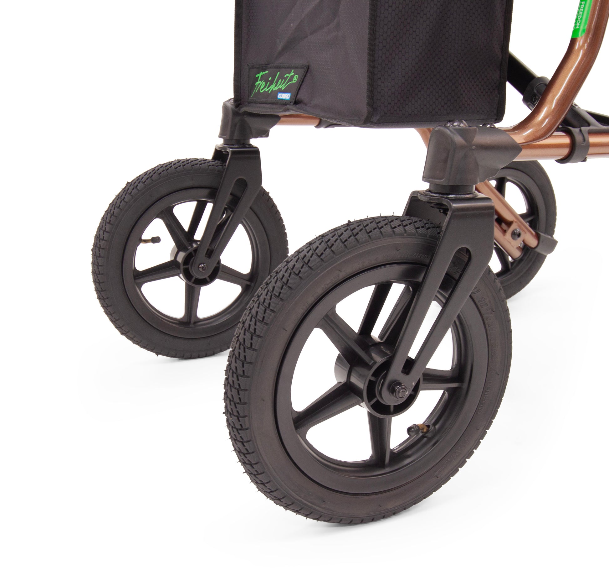 Freiheit XC Outdoor Walking Frame pneumatic wheels