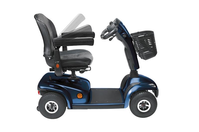 Invacare Leo Mobility Scooter  Armrest Adjustment