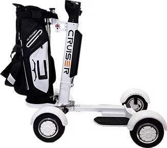 Cruiser VL2000 Golf Cart with with golf clubs
