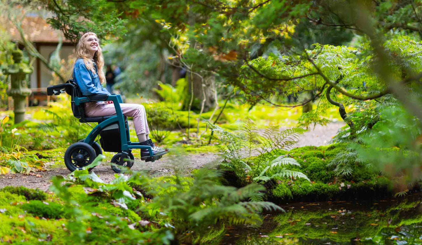 Rollz Motion Performance 2-in-1 Walker Wheelchair