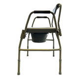 Heavy Duty Commode side view