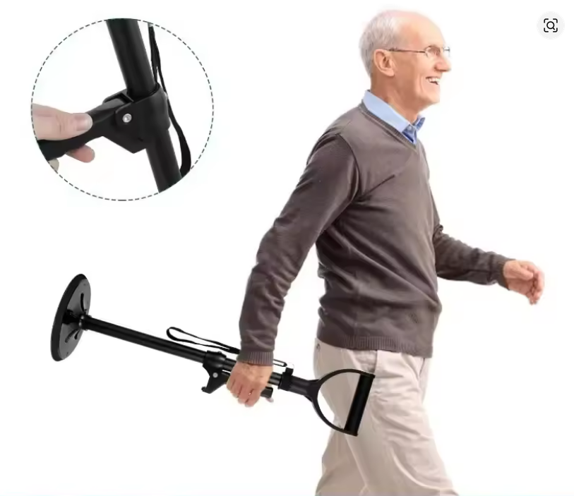 Adjustable Standing Aid Support with Handle being carried