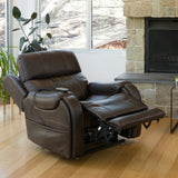 Theorem Seagrove Power Lift Recliner Chair Reclined with Headrest Raised