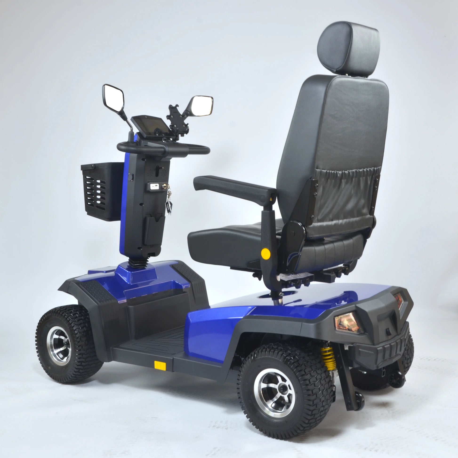 Kiwi 1400 Heavy Duty Sport Mobility Scooter side back quarter view