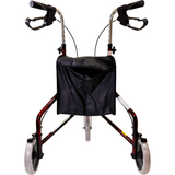 3 Wheeled Aluminum Rollator rear