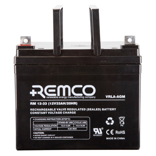REMCO RM12-33 Scooter Battery