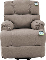 Electric Lift Recliner Chair sandstone front