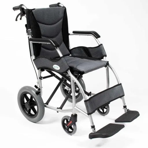 AMW Lightweight Transit Wheelchair front