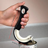 Ergonomic Can Ring-Pull Helper with dimensions