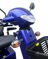 Merits Cross Country Mobility Scooter blue front tiller