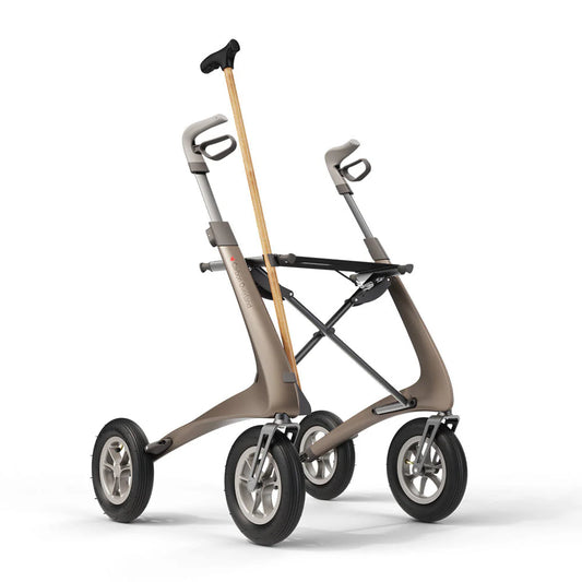 byACRE Overland Cane Holder on byAcre Overland with walking stick
